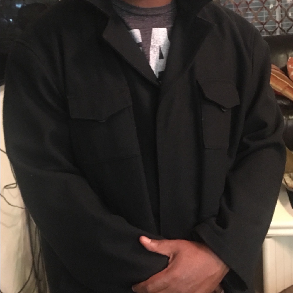Calvin Klein Mens Wool Blend Winter Pea Coat - Picture 2 of 8